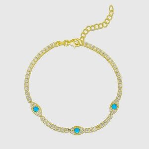 Evil Eye Tennis Bracelet